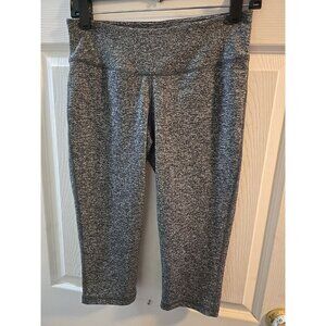 One Tooth Cropped Marbled Gray Leggings Size Medium